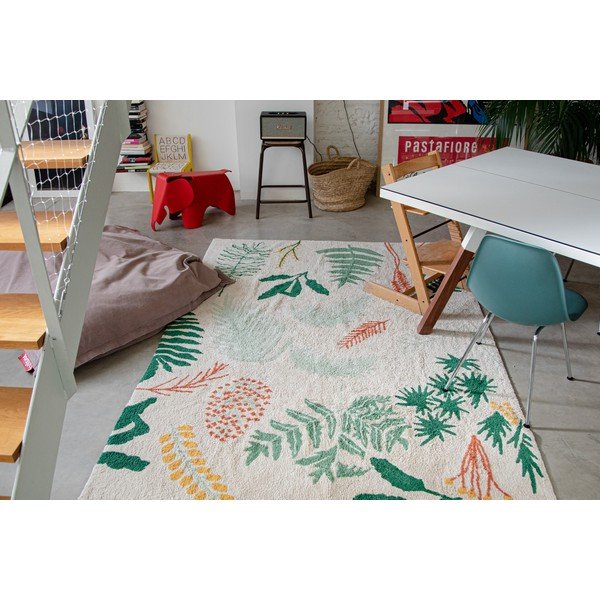 Pratelný ručně tkaný bavlněný dětský koberec 170x240 cm Botanic Plants – Lorena Canals-image-3