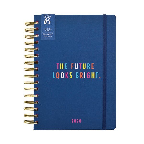 Tmavě modrý diář formátu A5 na rok 2020 Busy B Vibrant Vibes, 208 stran-image-1
