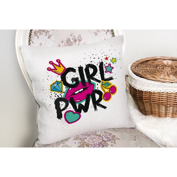 Dětský povlak na polštář 43x43 cm Girl Power – Mila Home-image-1