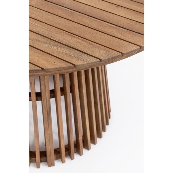 Kulatý zahradní jídelní stůl z masivu akácie ø 120 cm Rodano – Bizzotto-image-4