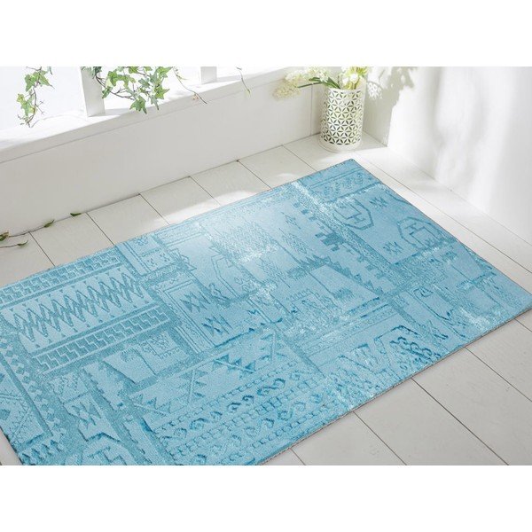 Koberec Patchwork Tyrkys, 80x200 cm