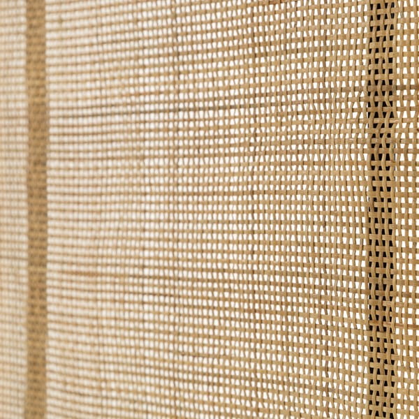 Čelo postele z ratanového dřeva s černými detaily Kave Home Lalita, 170 x 120 cm-image-4