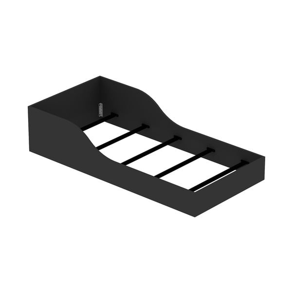 Černá jednolůžková postel 90x190 cm Oya – Kalune Design