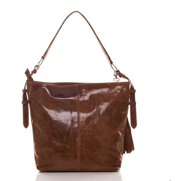 Kožená kabelka Hobo Brown-image-3