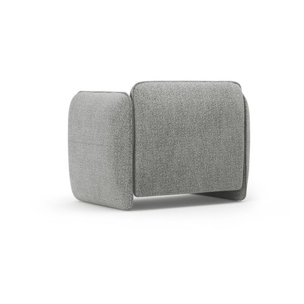 Světle šedé žinylkové křeslo Georgia – Micadoni -image-3