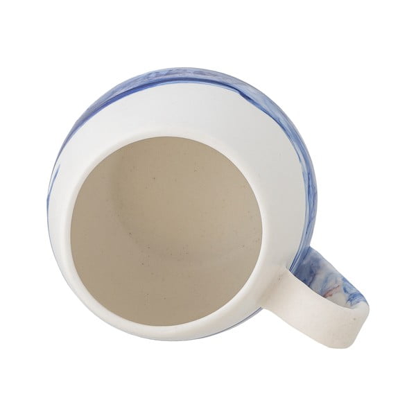 Bílé/modré šálky v sadě 4 ks z kameniny 250 ml Lyre – Bloomingville-image-3