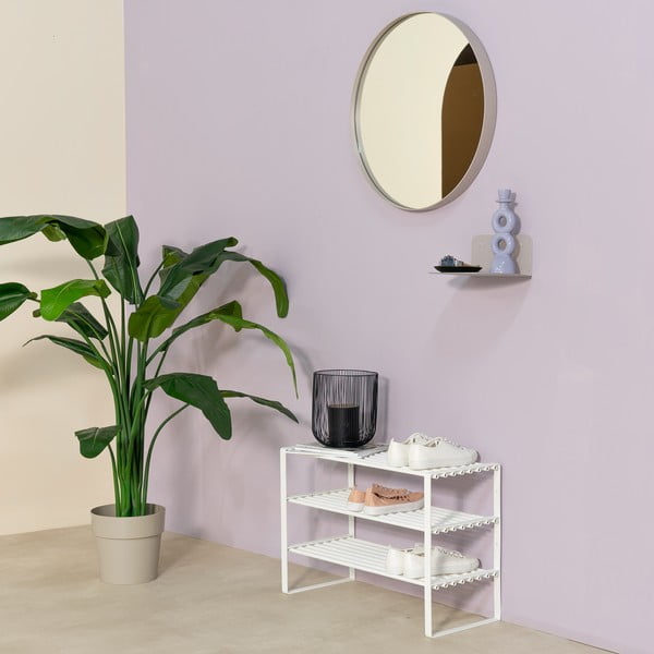 Bílý kovový botník 70x49x29 cm Rex – Spinder Design-image-1