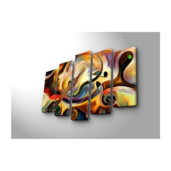 Vícedílný obraz Abstract Music, 105 x 70 cm-image-1