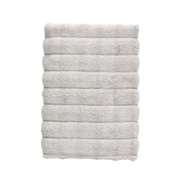 Šedý bavlněný ručník 70x50 cm Inu - Zone