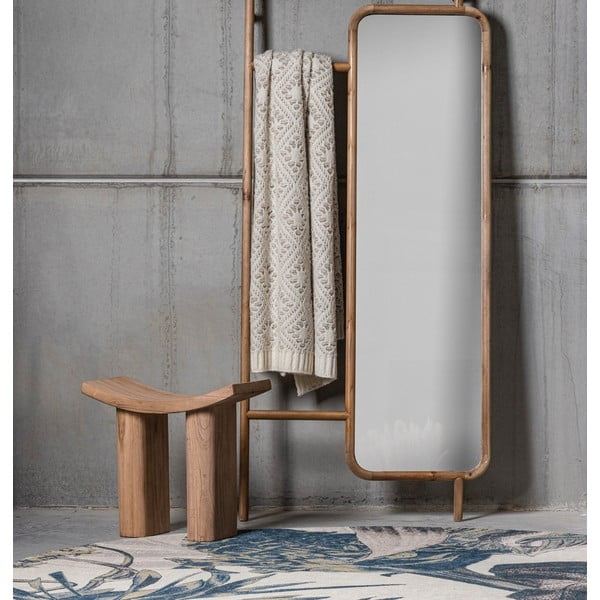 Stolička z masivu pavlovnie v přírodní barvě Japan – WOOOD-image-1