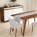 Běhoun na stůl 40x130 cm Marble – Minimalist Cushion Covers