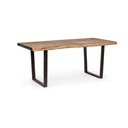 Jídelní stůl s deskou z akácie 90x180 cm Elmer – Bizzotto