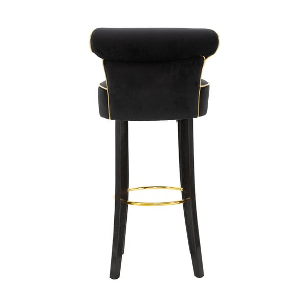 Modrá sametová barová židle 96 cm Luxy – Mauro Ferretti-image-1