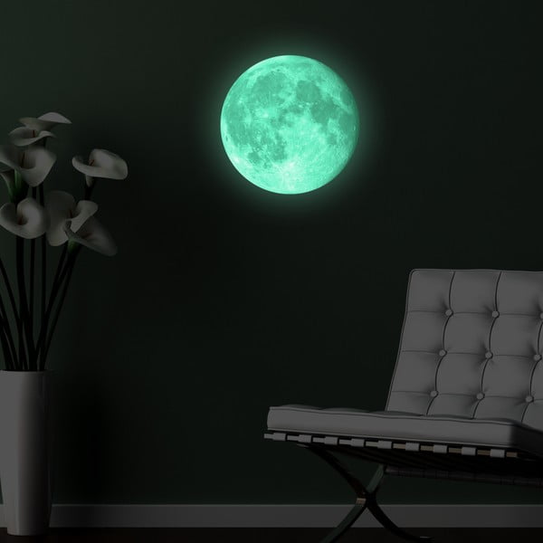 Svítící samolepka na stěnu WALPLUS Dark Moon