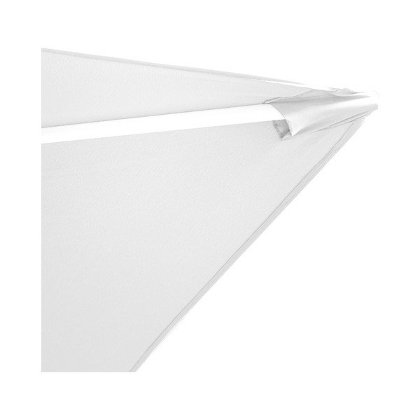 Bílý slunečník ø 300 cm Alba – LDK Garden-image-4