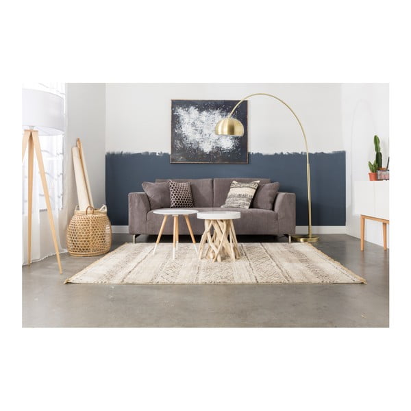 Stojací lampa v mosazné barvě Zuiver Bow-image-2