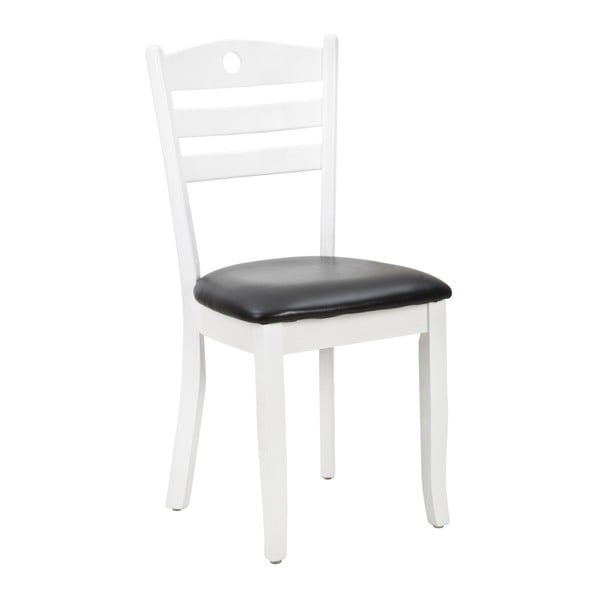 Bílo-šedá jídelní židle Mauro Ferretti Bianca