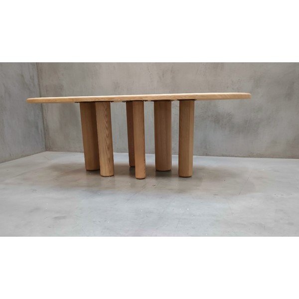 Jídelní stůl v dekoru jasanu 105x220 cm Mailen - II. jakost – Kave Home-image-2