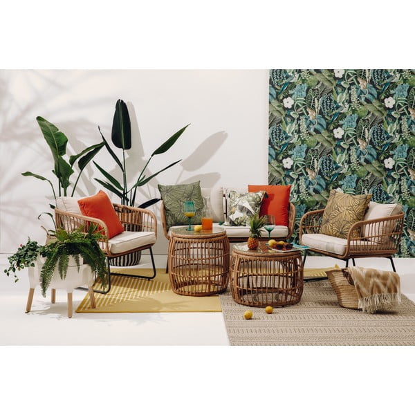 Hnědý pléd s podílem bavlny Euromant Mallorca, 140 x 180 cm-image-4