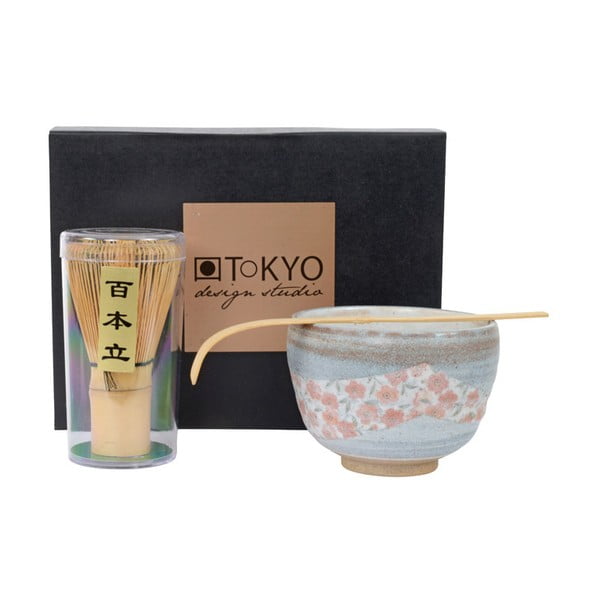 Dárkový set na přípravu Matcha Tea Tokyo Design Studio Grey