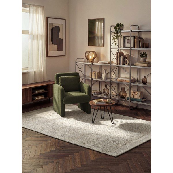 Krémový ručně tkaný vlněný koberec 200x290 cm Bexley Woolwich – Ted Baker-image-1