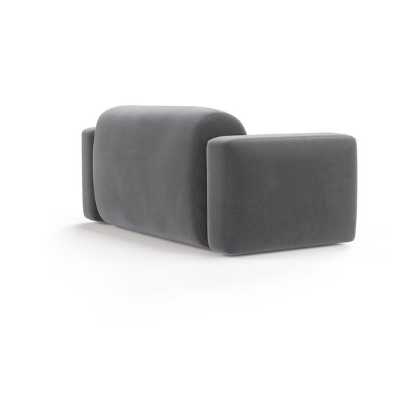 Šedá sametová pohovka 180 cm Strino – Cosmopolitan Design-image-2