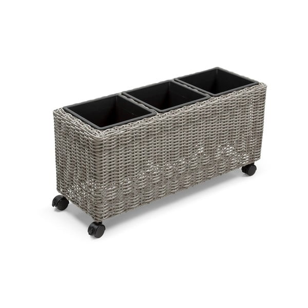 Šedý zahradní květináč Bonami Essentials Natural-image-3