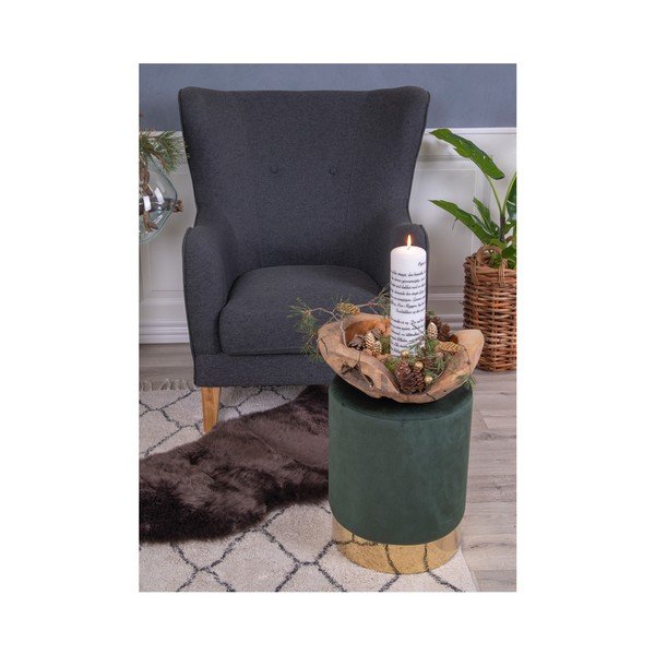 Zelený puf House Nordic Gamby, ø 34 cm-image-1
