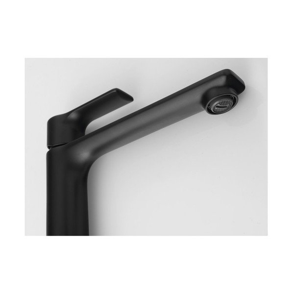 Matně černá stojánková umyvadlová baterie Pax – Sapho-image-2