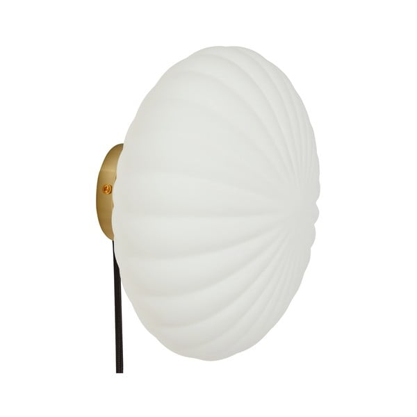 Bílé nástěnné svítidlo Kumu – Hübsch-image-2