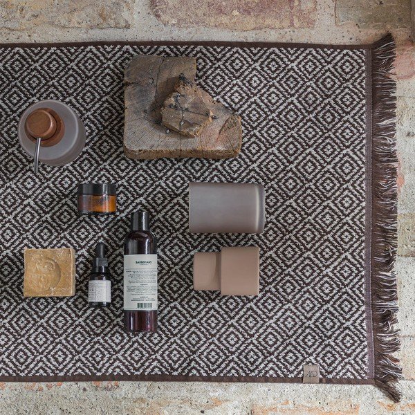 Hnědý skleněný kelímek na zubní kartáčky Modest – Mette Ditmer Denmark-image-3