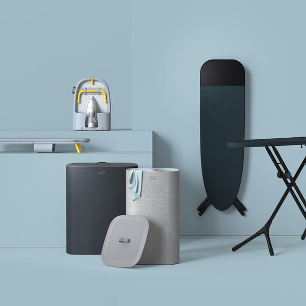 Antracitový látkovo-plastový koš na prádlo Tota – Joseph Joseph-image-3