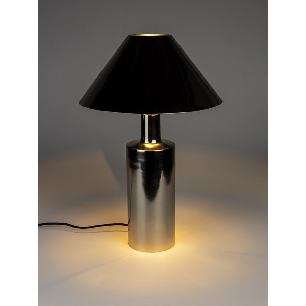 Kovová stolní lampa ve stříbrné barvě s kovovým stínidlem (výška 53 cm) Wonders – Zuiver-image-1