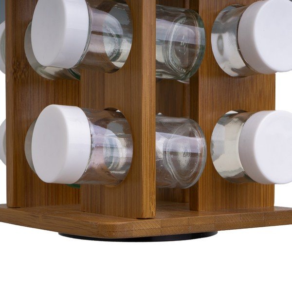 Sada kořenek se stojánkem 12 ks Bamboo Walnut – Casa Selección-image-1