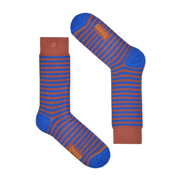 Ponožky Qnoop Linear Small Marsala, vel. 43-46