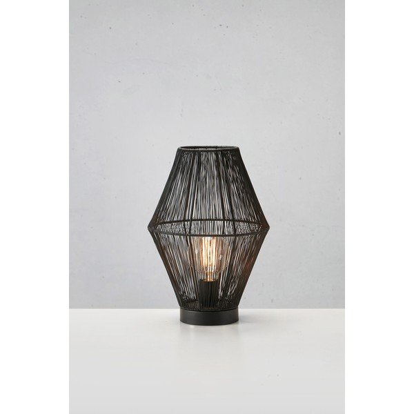 Černá stolní lampa s kovovým stínidlem (výška 38 cm) Casa – Markslöjd-image-1