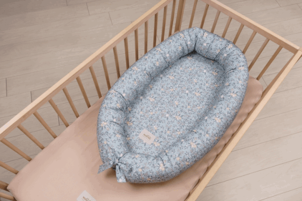 Modré hnízdečko pro miminko Apricot – Malomi Kids-image-1