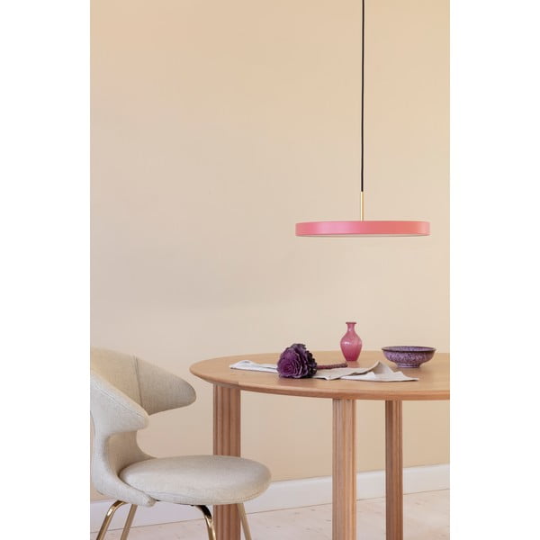 Růžové LED závěsné svítidlo s kovovým stínidlem ø 43 cm Asteria Medium – UMAGE-image-3