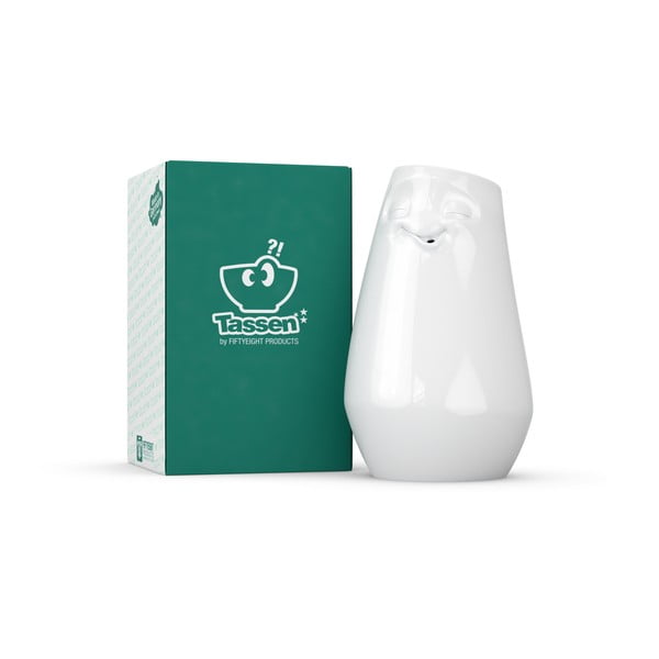 Bílá spokojená váza z porcelánu 58products-image-2