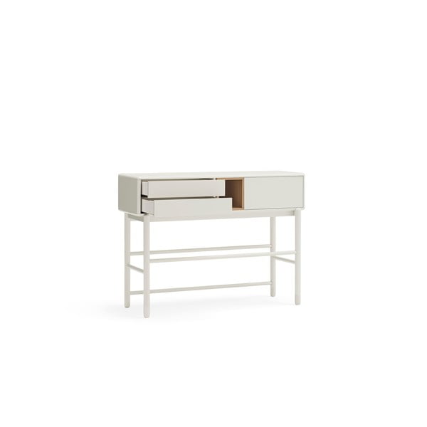 Krémový konzolový stolek 35x120 cm Corvo – Teulat-image-4