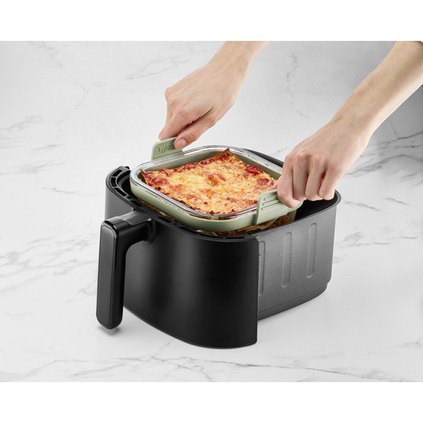 Skleněná forma do horkovzdušné fritézy 18,5x17,5 cm – Lékué-image-1