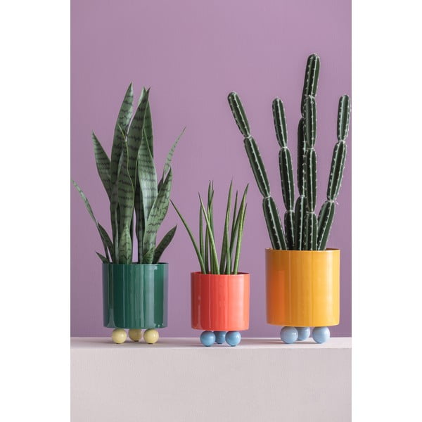 Kovový obal na květináč ø 18 cm Double Funky – PT LIVING-image-1