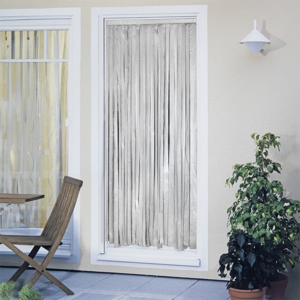 Termo závěs do dveří v černo-stříbrné barvě 90x200 cm – Maximex-image-1