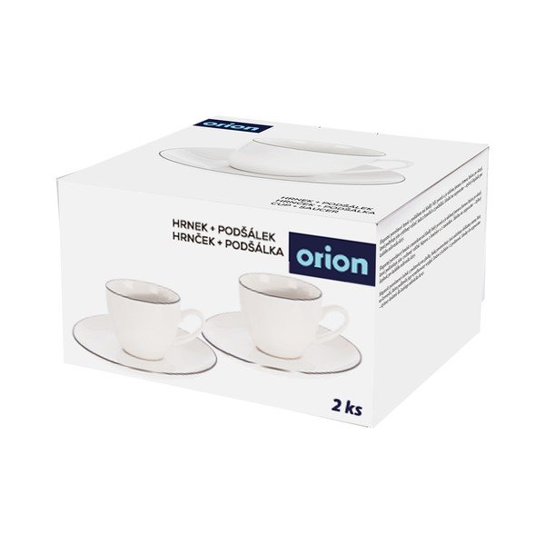 Bílý porcelánový šálek na espresso 100 ml Decora – Orion-image-3