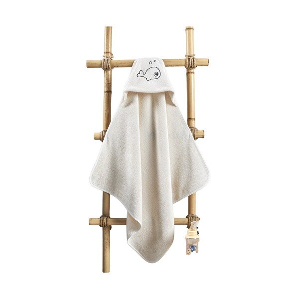 Béžová dětská osuška z bambusu a bavlny Mila - Lydia&Co-image-2