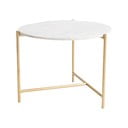 Bílý mramorový kulatý konferenční stolek ø 50 cm Morgans – Really Nice Things