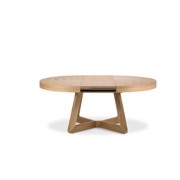 Rozkládací stůl s nohami z dubového dřeva Windsor & Co Sofas Bodil, ø 130 cm-image-3