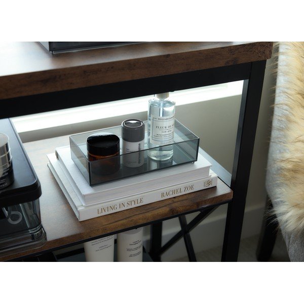 Matně černý koupelnový organizér na kosmetiku z recyklovaného plastu – iDesign-image-3