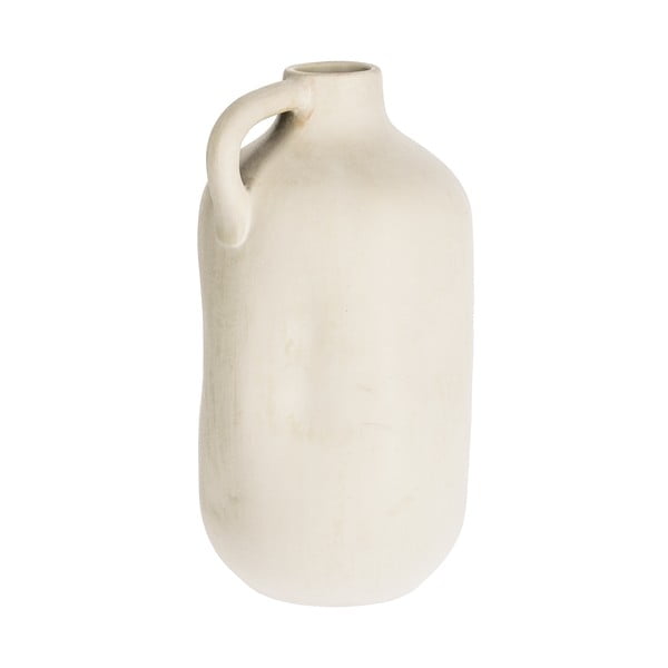 Bílá keramická váza Kave Home Caetana, výška 55 cm