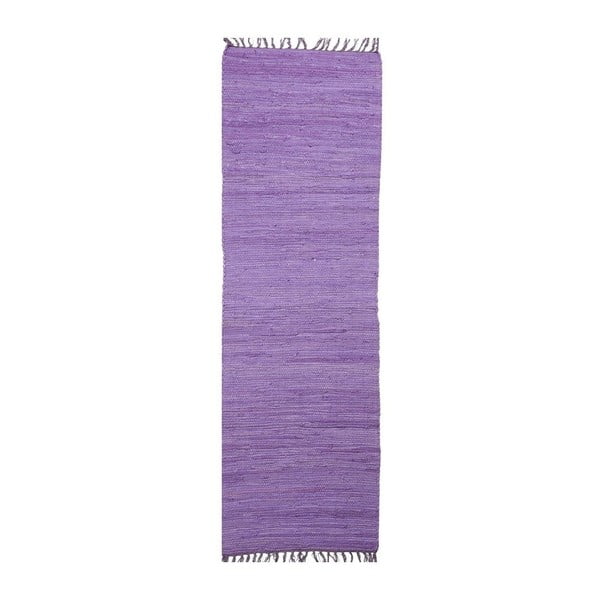 Ručně tkaný bavlněný běhoun Webtappeti Viola, 55 x 170 cm